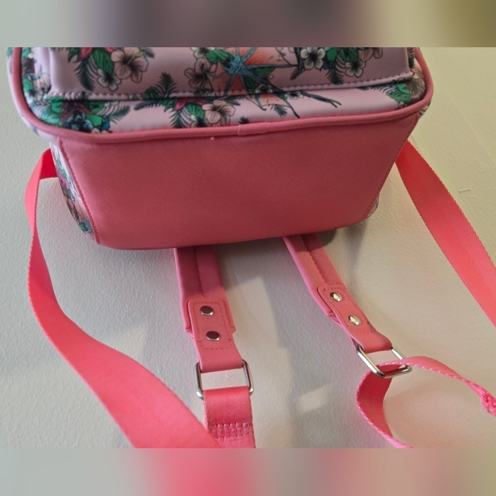 Loungefly Stranger Things Creatures Mini Backpack Pink NWOT - Picture 2 of 7